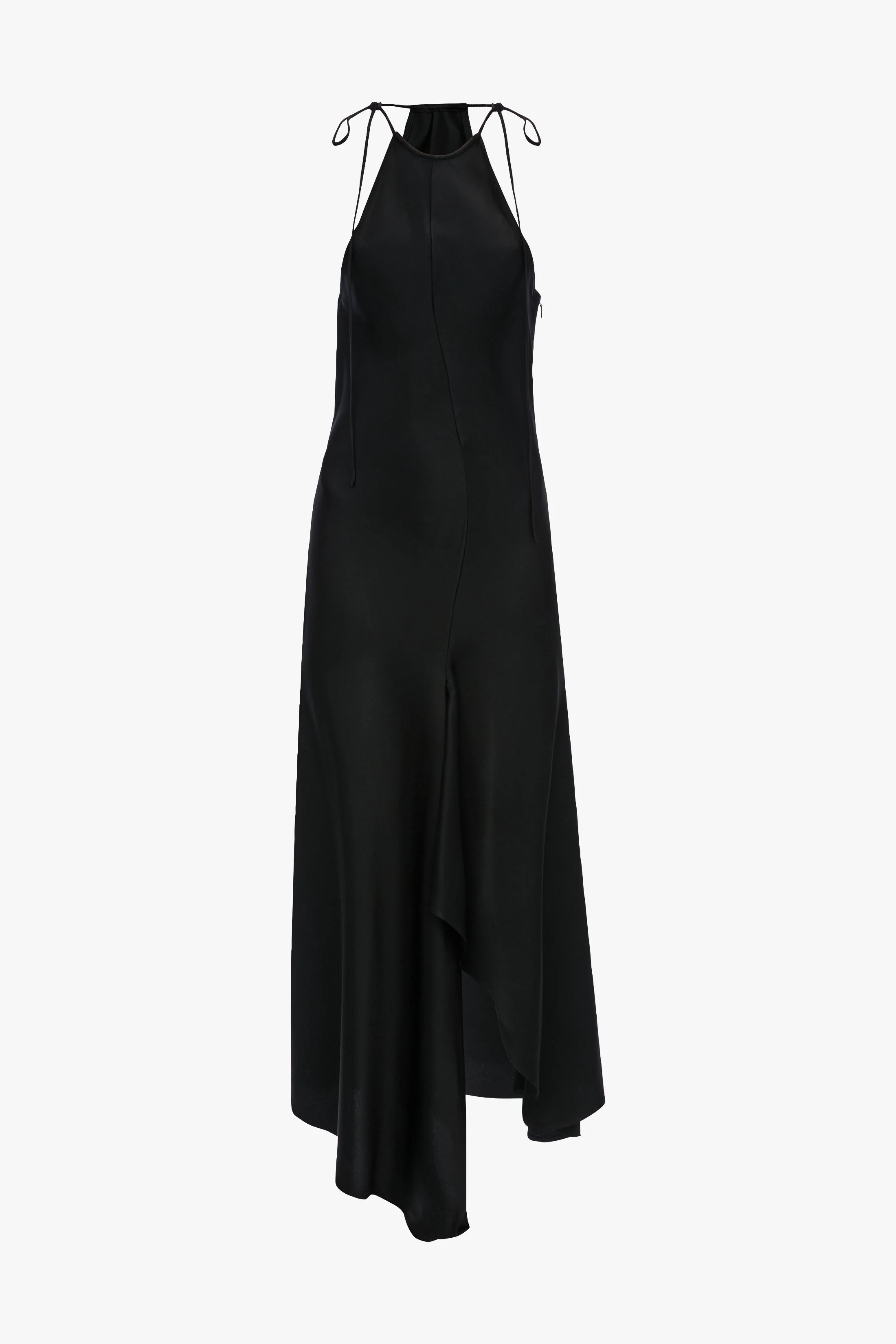 Victoria Beckham Halter Neck Midi Dress In Black - 1326WDR007379C | REVERSIBLE Victoria Beckham Halter Neck Midi Dress In Black - 1326WDR007379C | REVERSIBLE