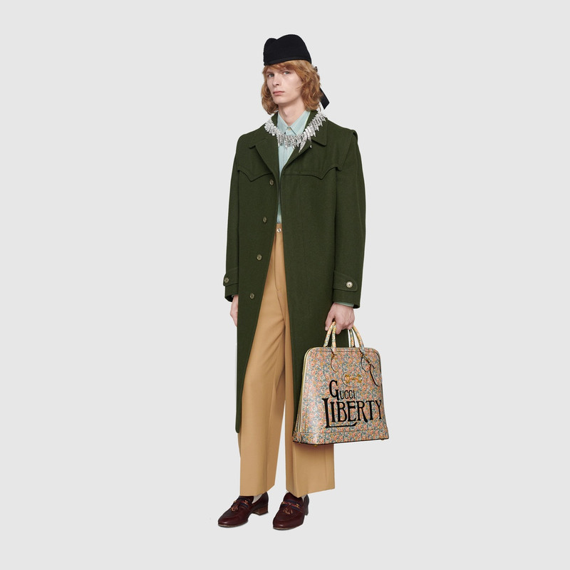 GUCCI Wool loden coat outlook