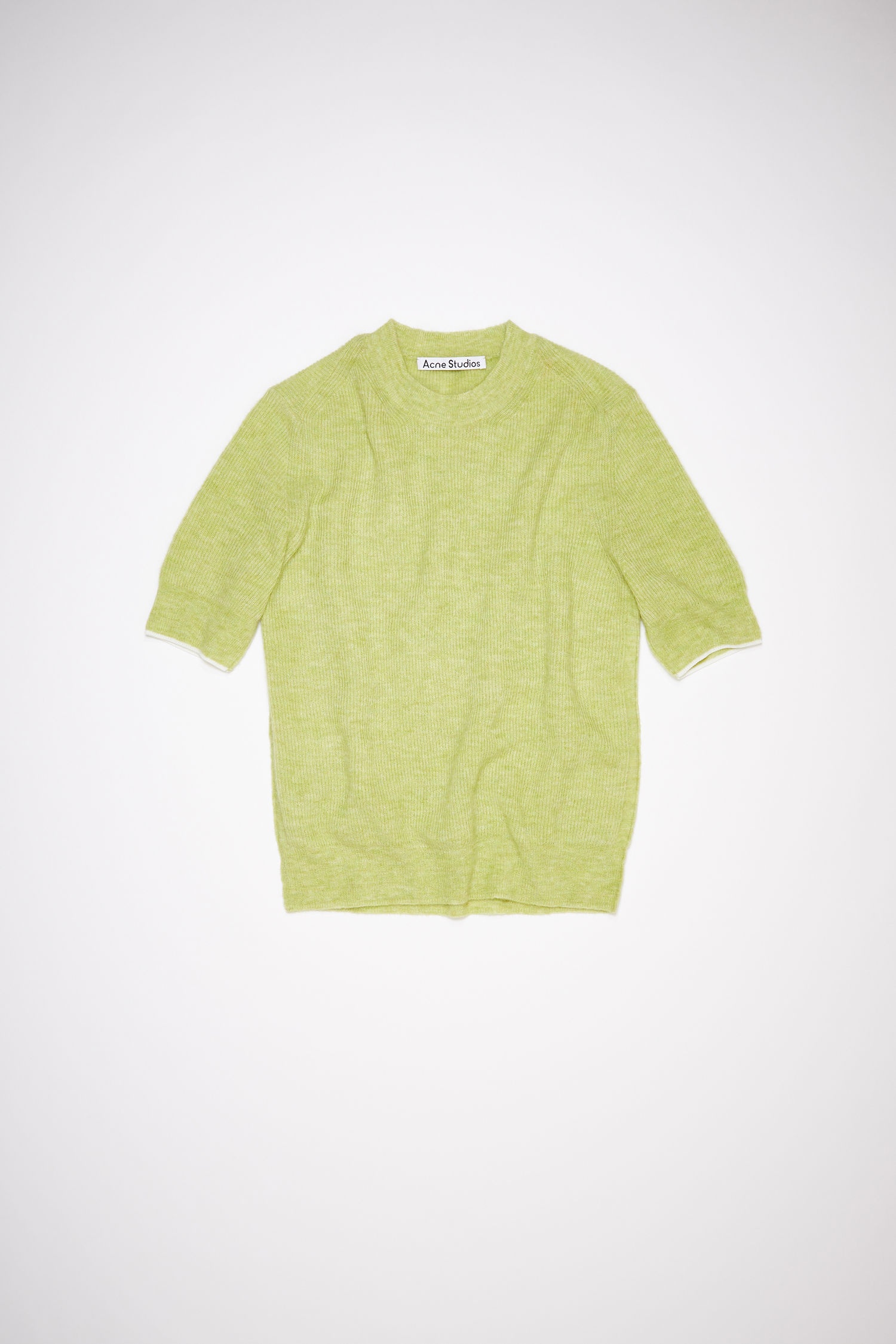 Alpaca blend t-shirt - Apple green - 4