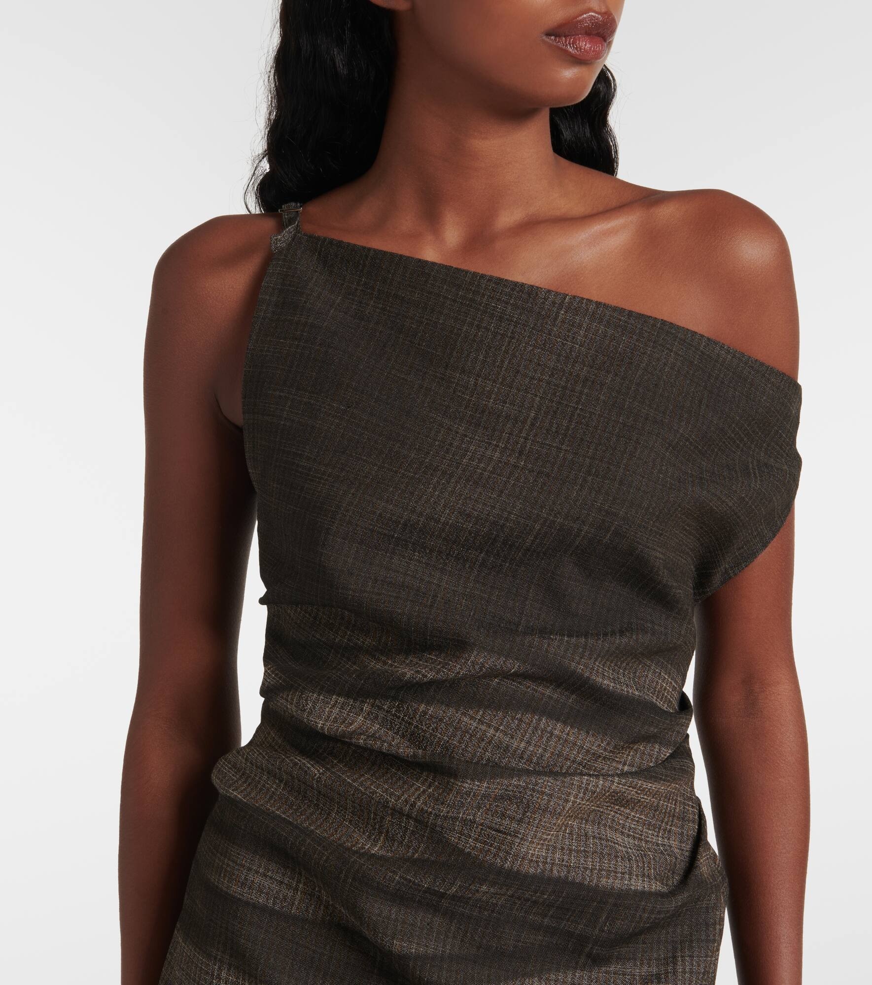 Dumella one-shoulder minidress - 4