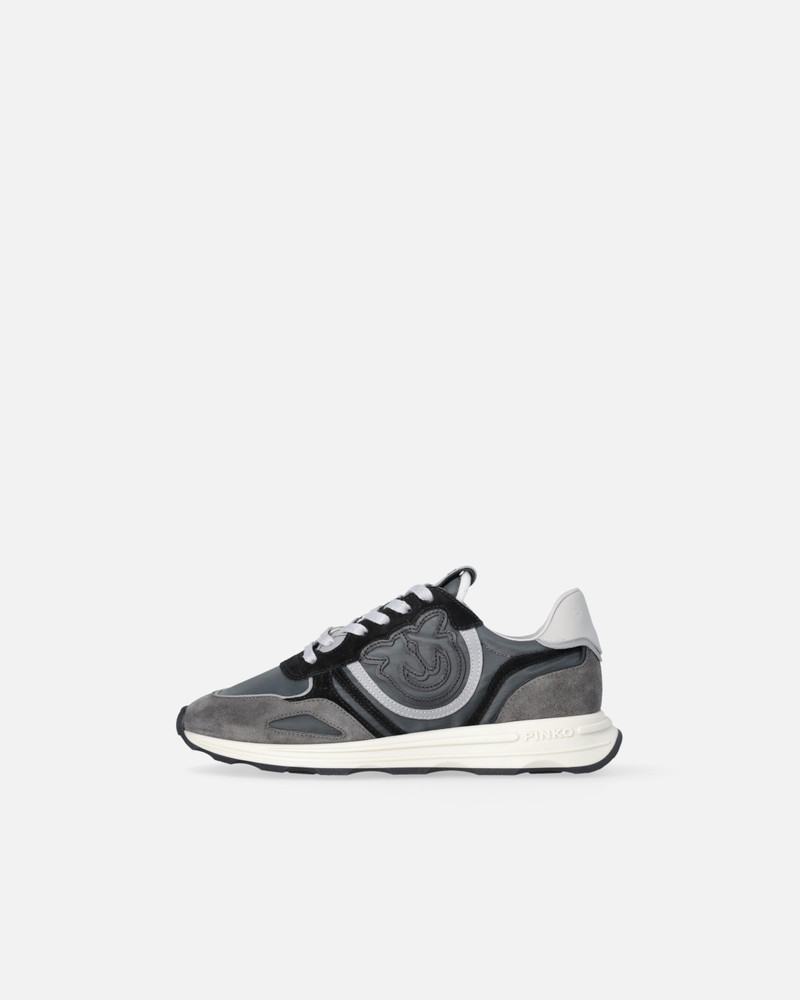 PINKO SUEDE SNEAKERS WITH LOGO outlook