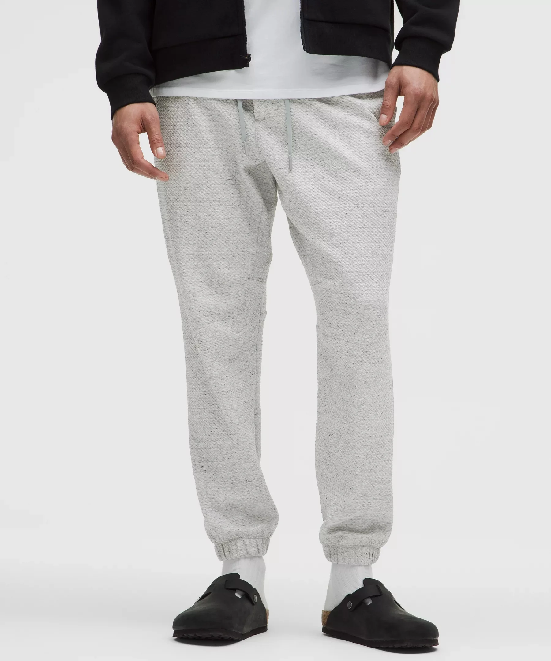 Textured Double-Knit Cotton Jogger *Tall - 1