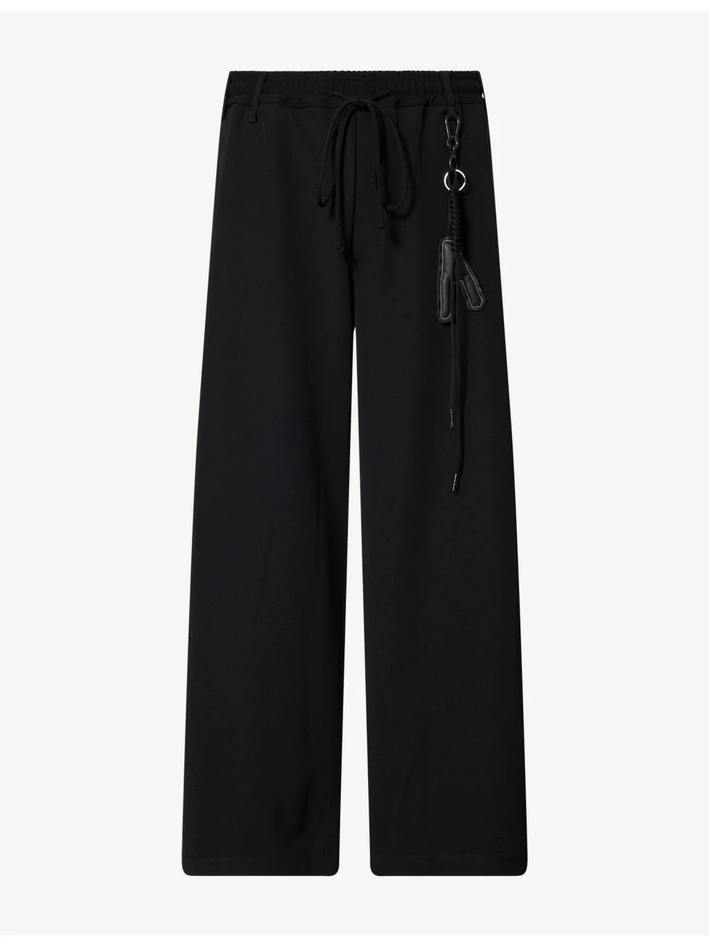 Wide-Leg Relaxed-Fit Woven Trousers - 1