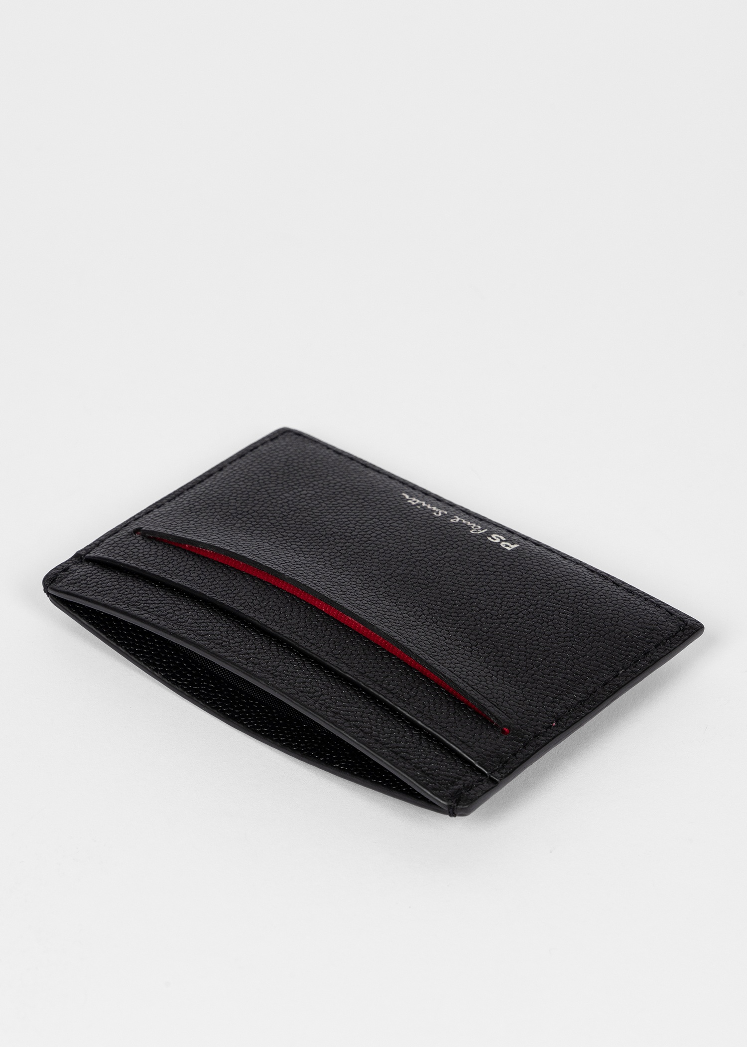 Black Zebra Logo Leather Card Holder - 3