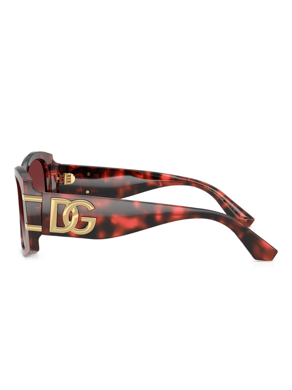 logo-plaque geometric sunglasses - 3