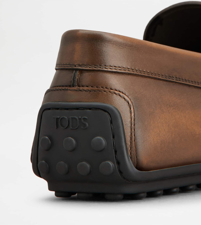CITY GOMMINO LOAFERS IN LEATHER - BROWN 6