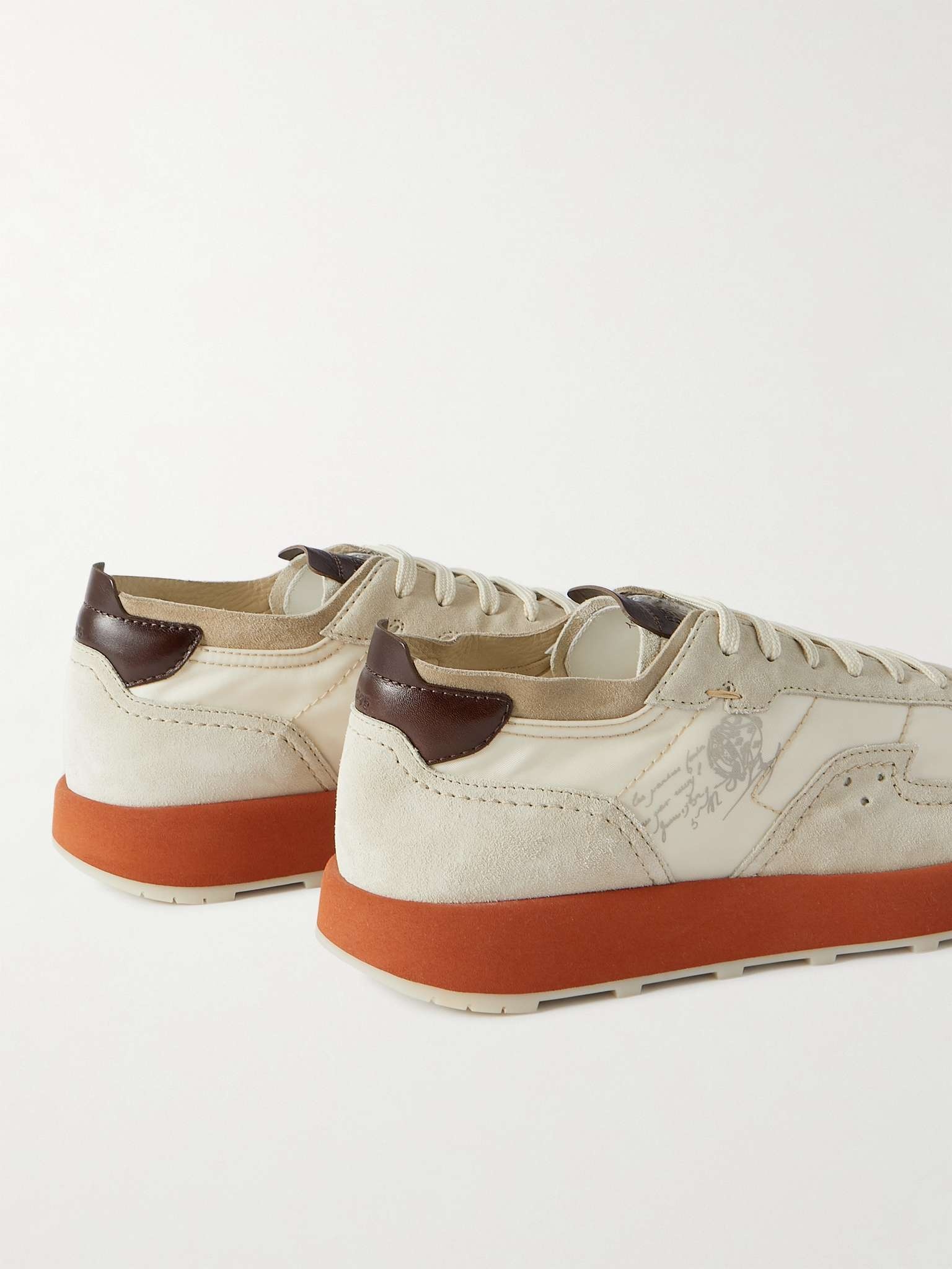Light Track Venezia Leather and Suede-Trimmed Mesh Sneakers - 4