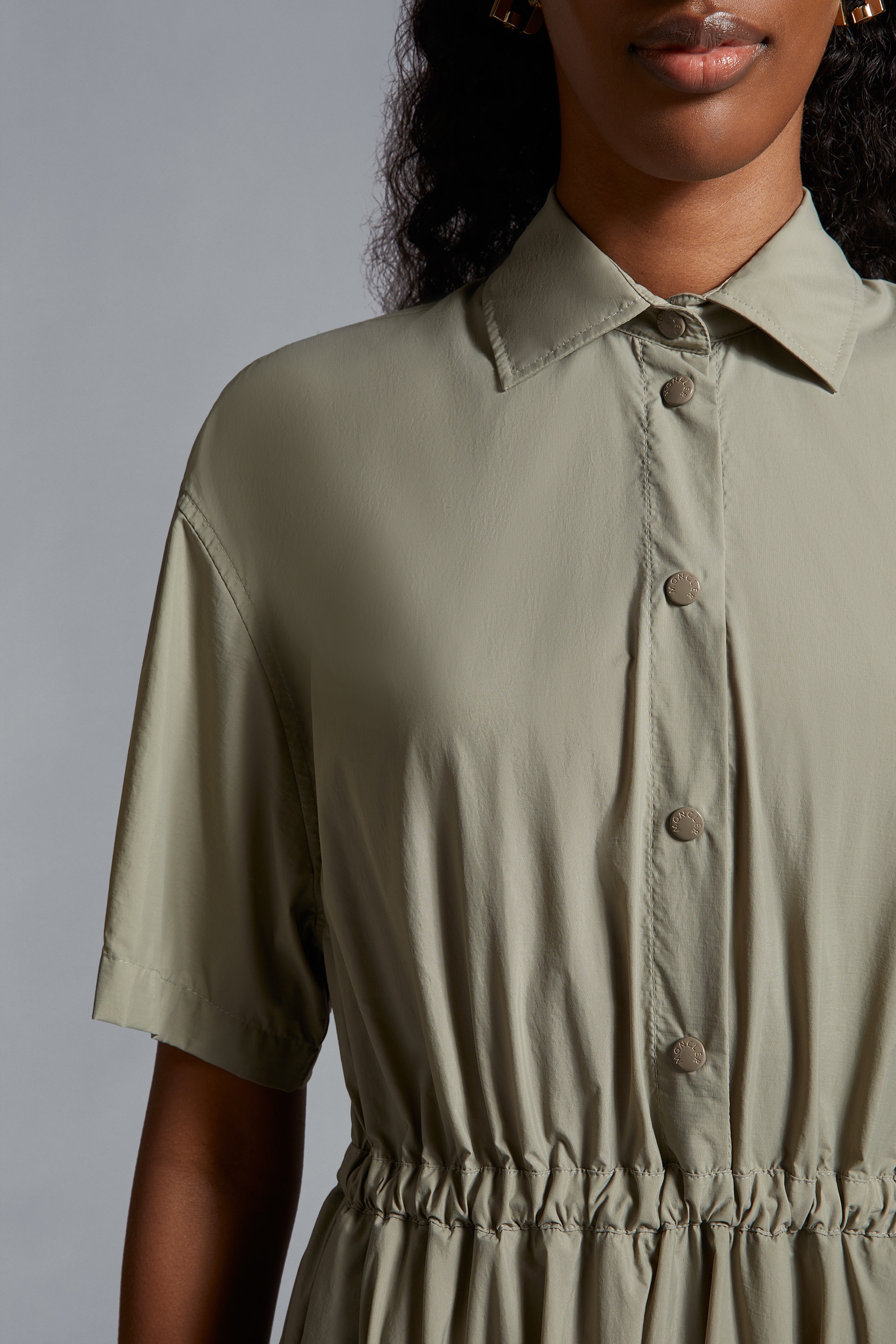 Poplin Midi Shirt Dress - 7