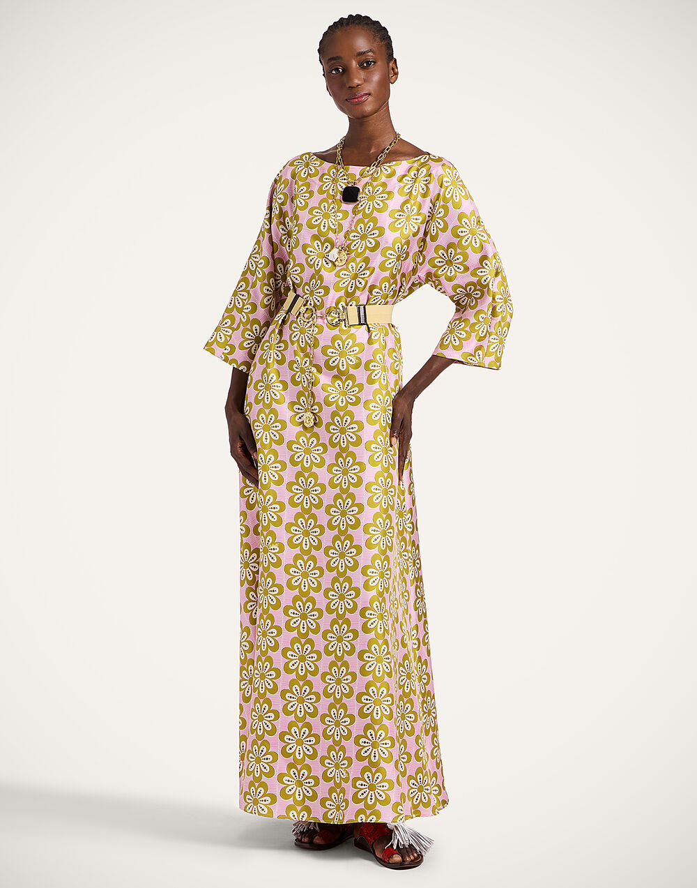 Muumuu Dress Round Neck - 7