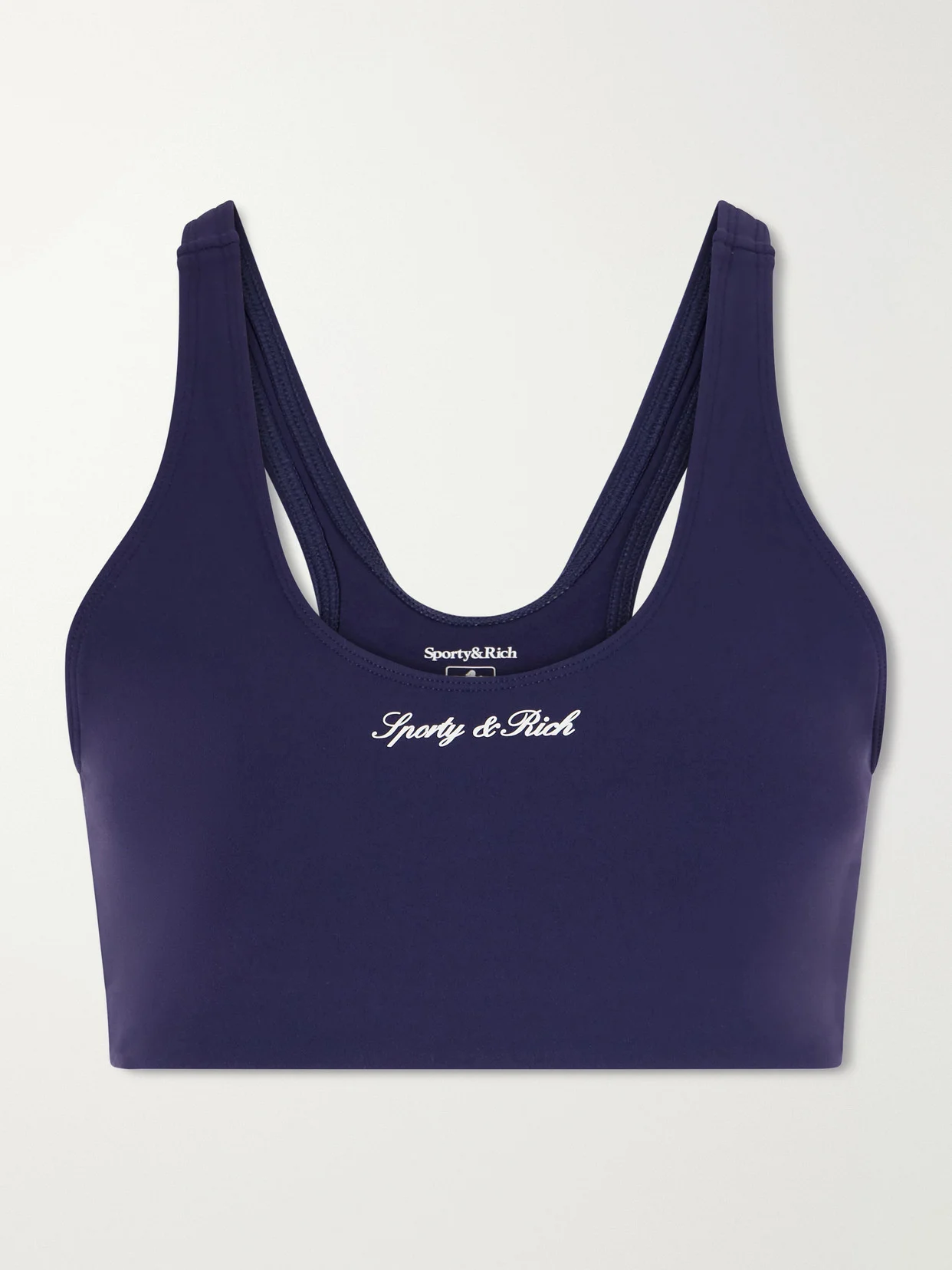 Logo-appliquéd Stretch Sports Bra - 1