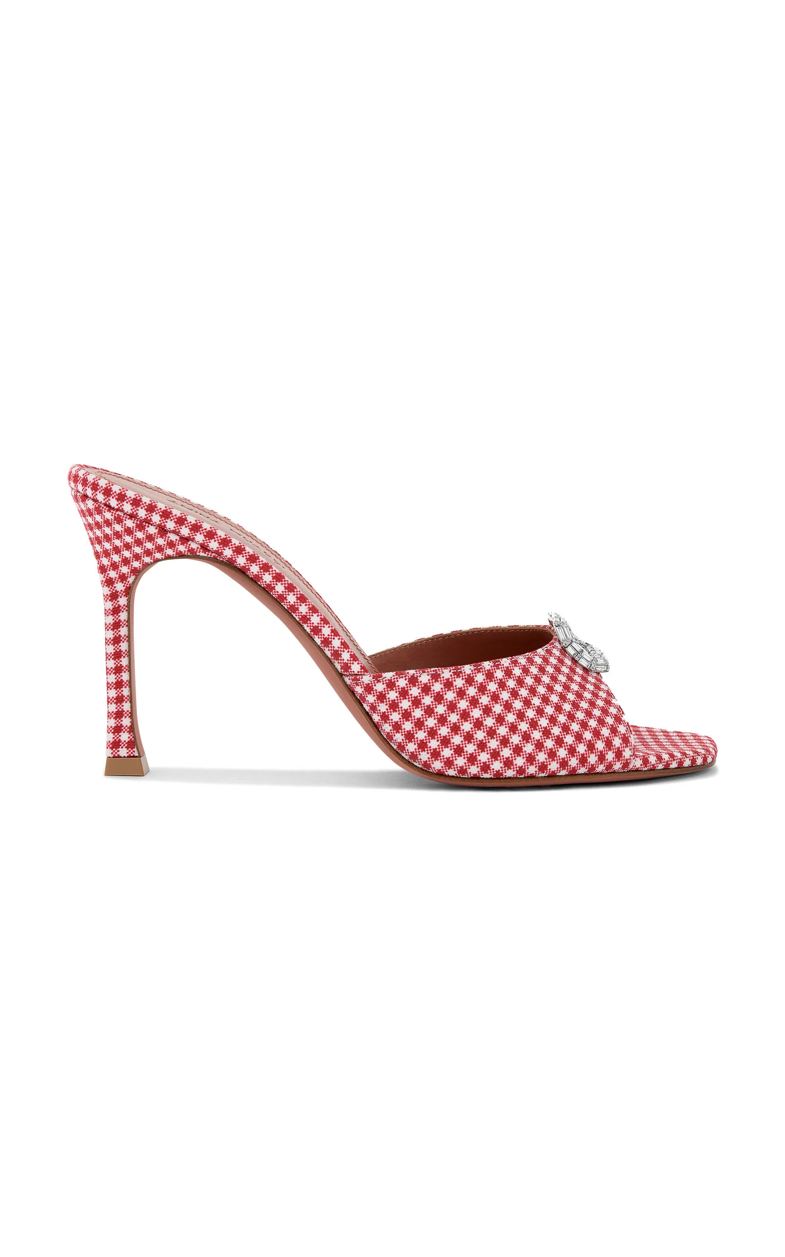 Mini Camelia Crystal Gingham Sandals red - 1