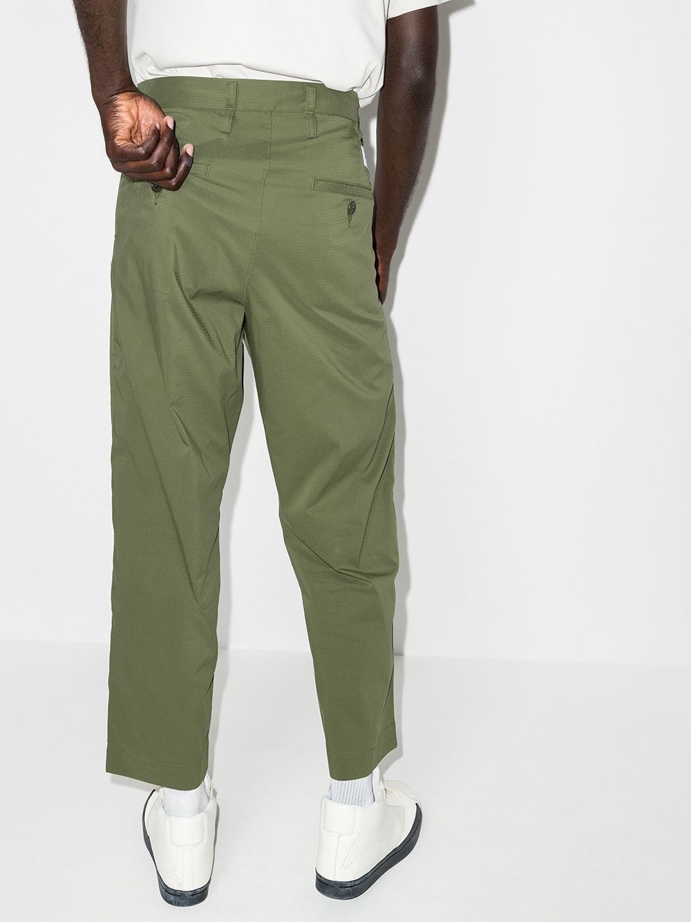 Ripstop straight-leg trousers - 3