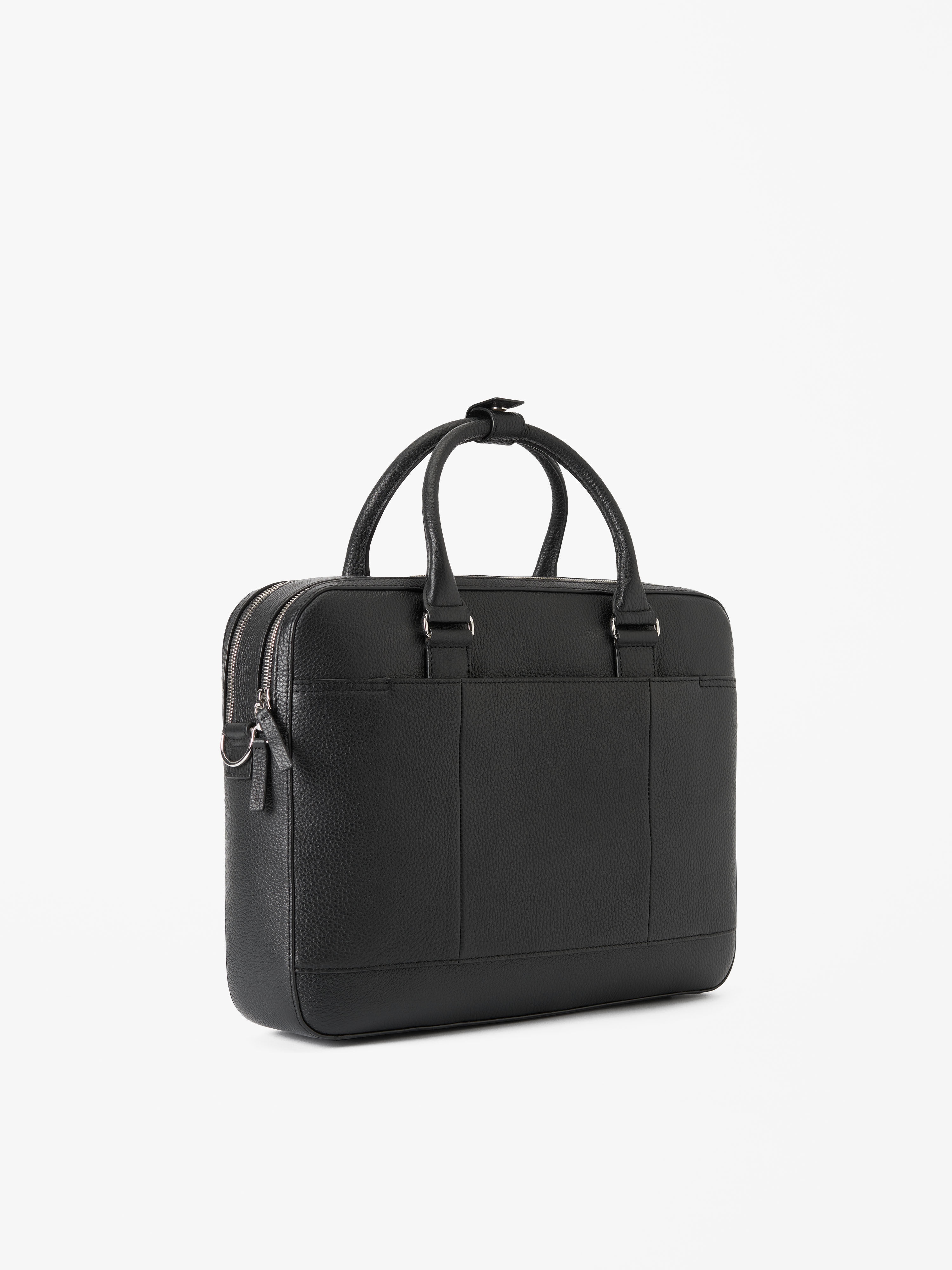 Burin Leather Briefcase - 2
