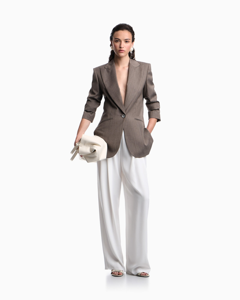 LIGHT WOOL SINGLE-BREASTED JACKET 2