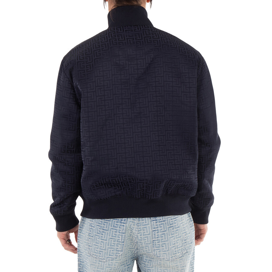 Balmain Monogram Jacquard Reversible Bomber - 6