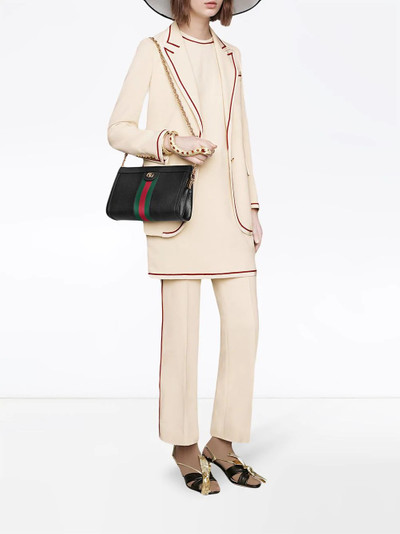 GUCCI contrast trim blazer outlook