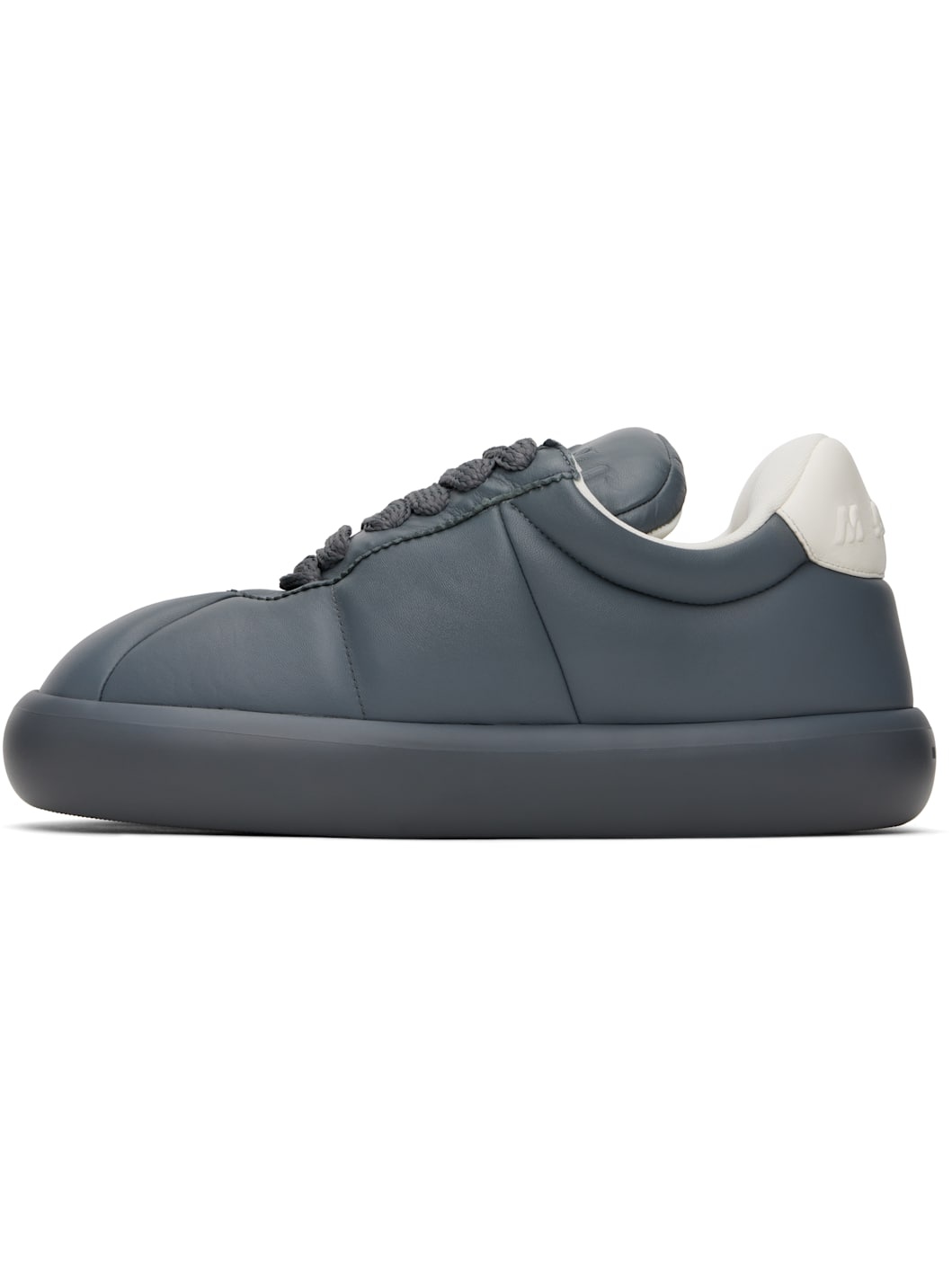 Gray Leather BigFoot 2.0 Sneakers - 3