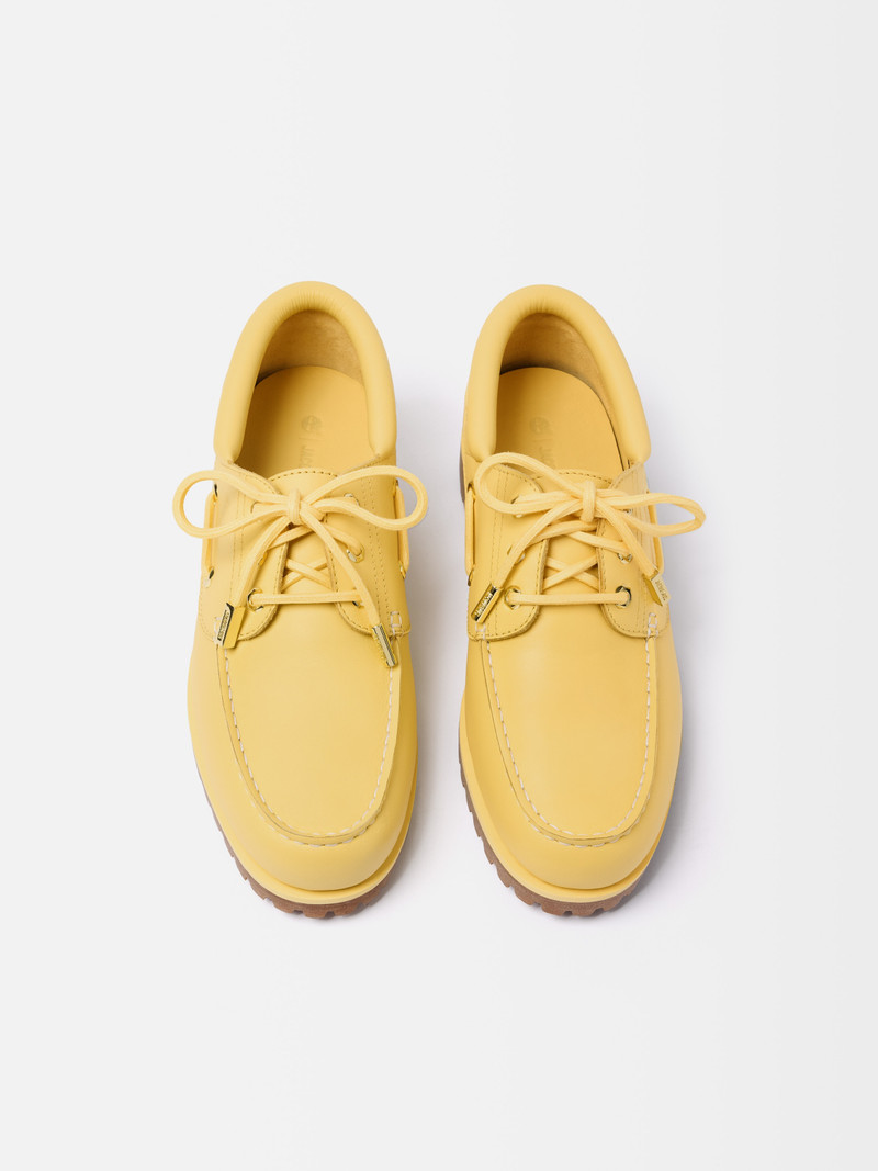The JACQUEMUS+TIMBERLAND boat shoe 3