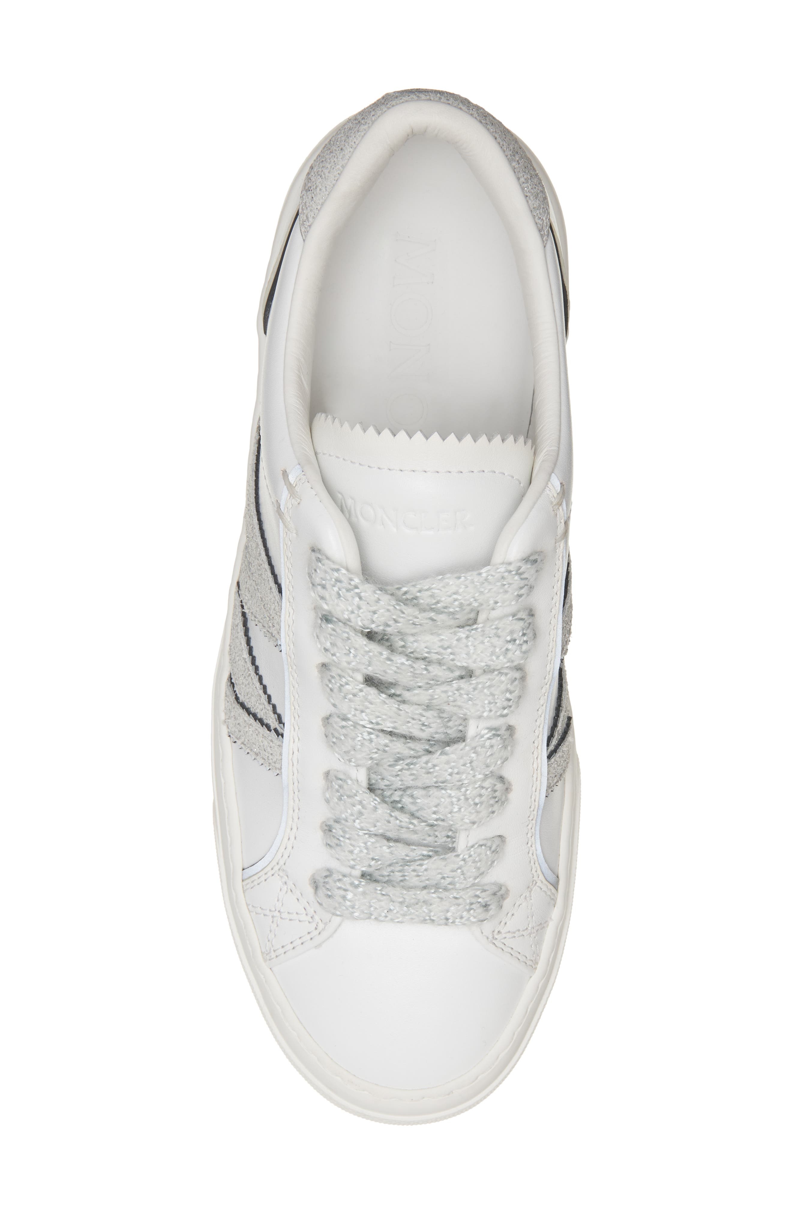 Moncler Monaco Sneaker in Brilliant White at Nordstrom - 5