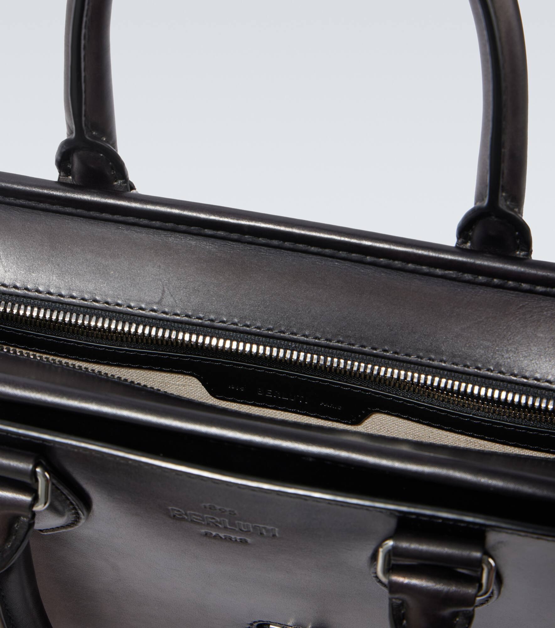 Scritto leather briefcase - 4