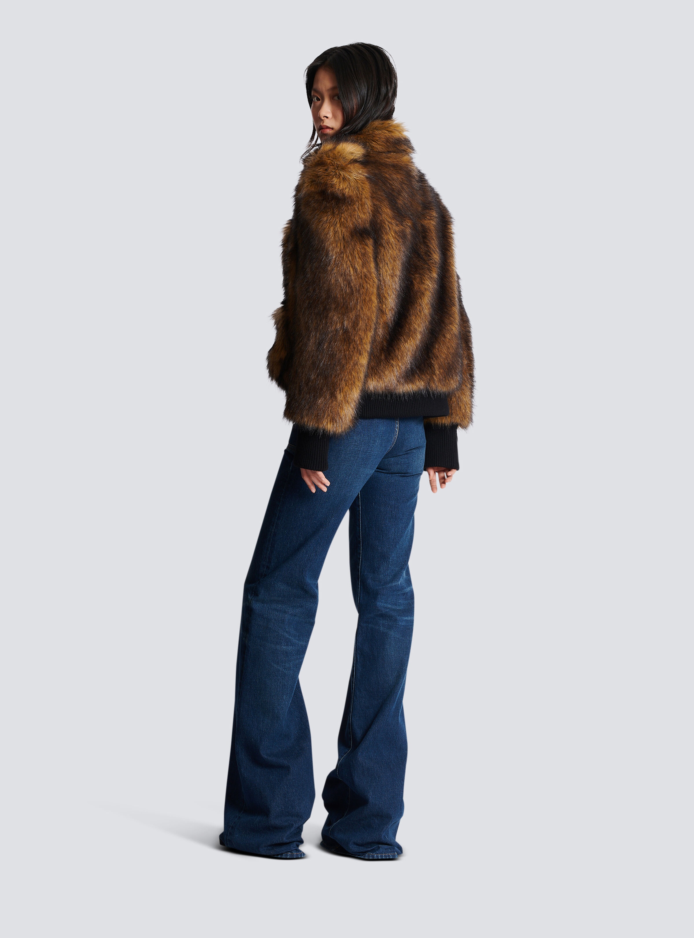 Faux fur jacket - 4