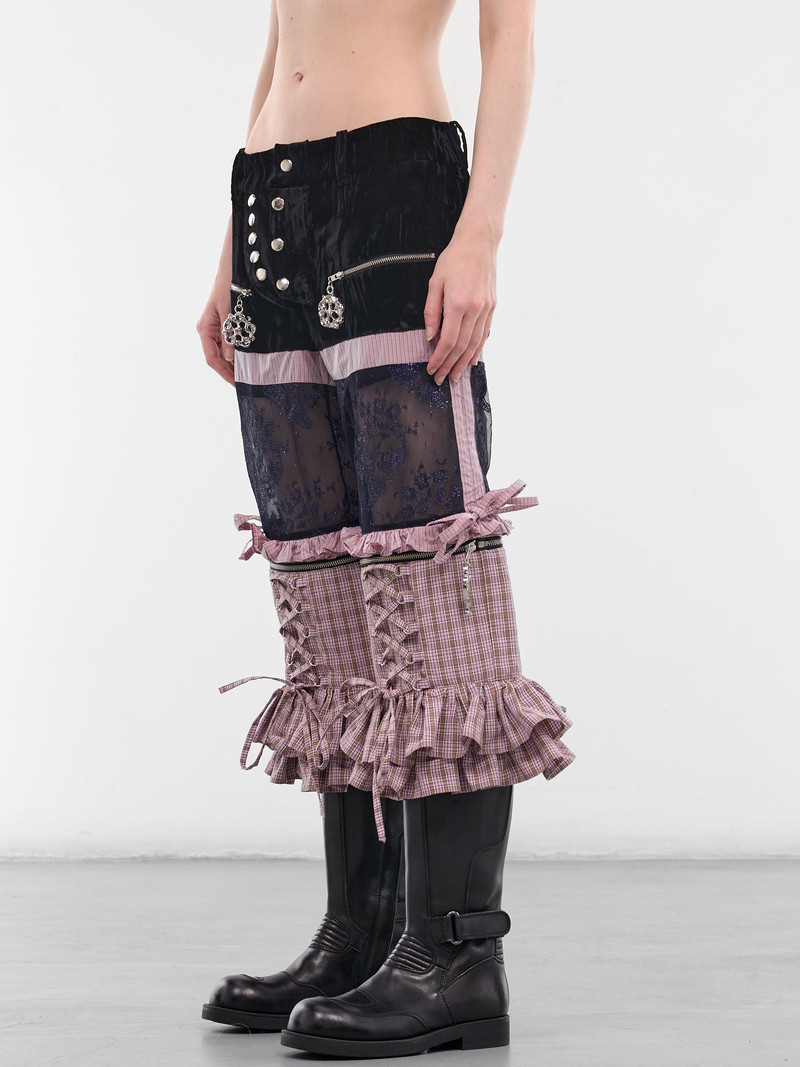 Kickfull Patchwork Hybrid Capri Pants 2
