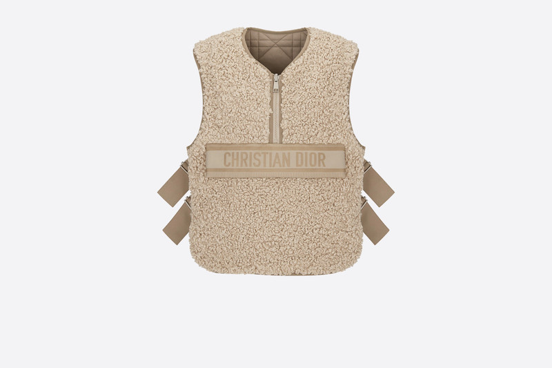 Macrocannage Reversible Sleeveless Vest 1