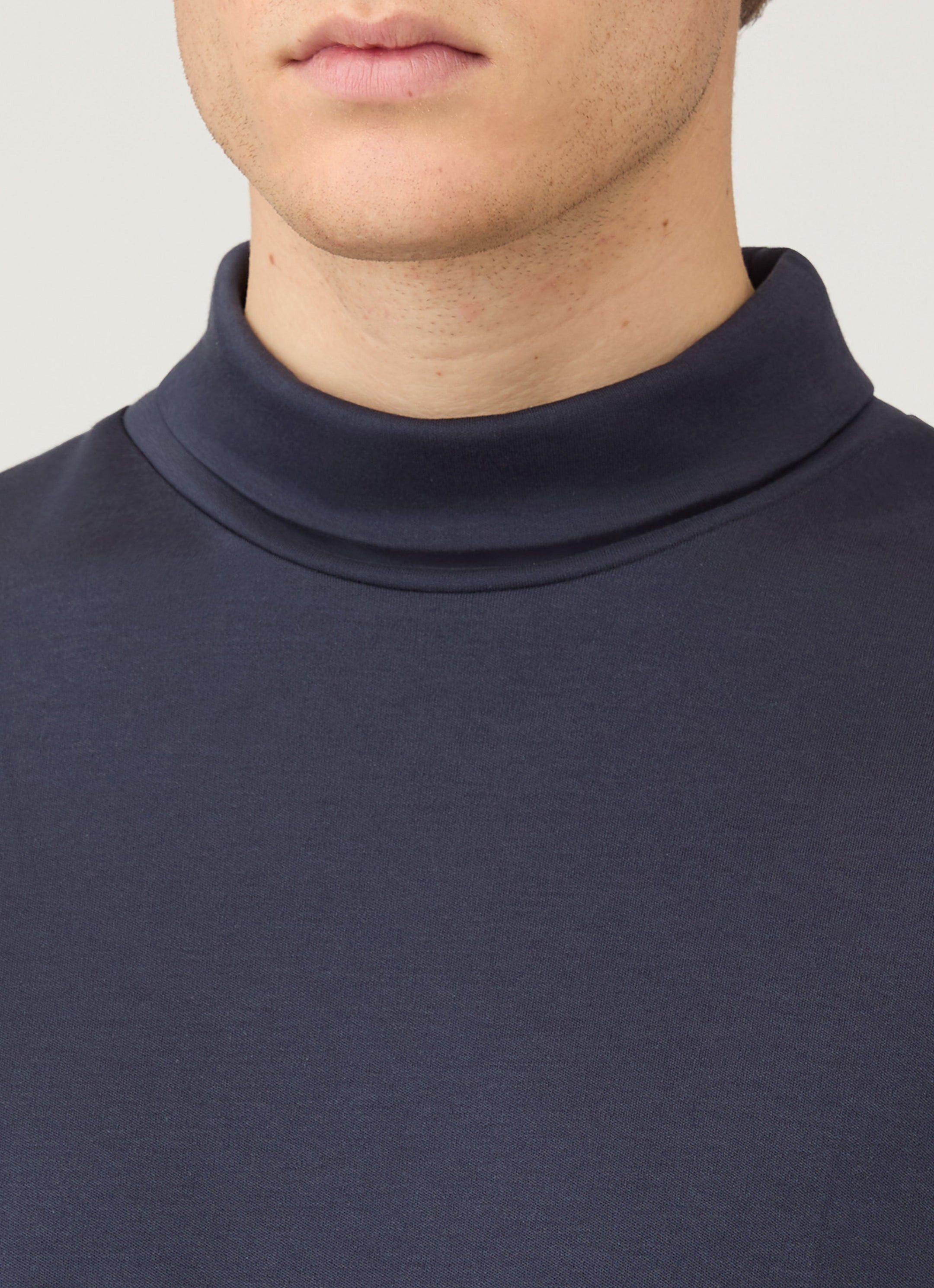 Roll Neck Heavyweight T‑shirt - 6