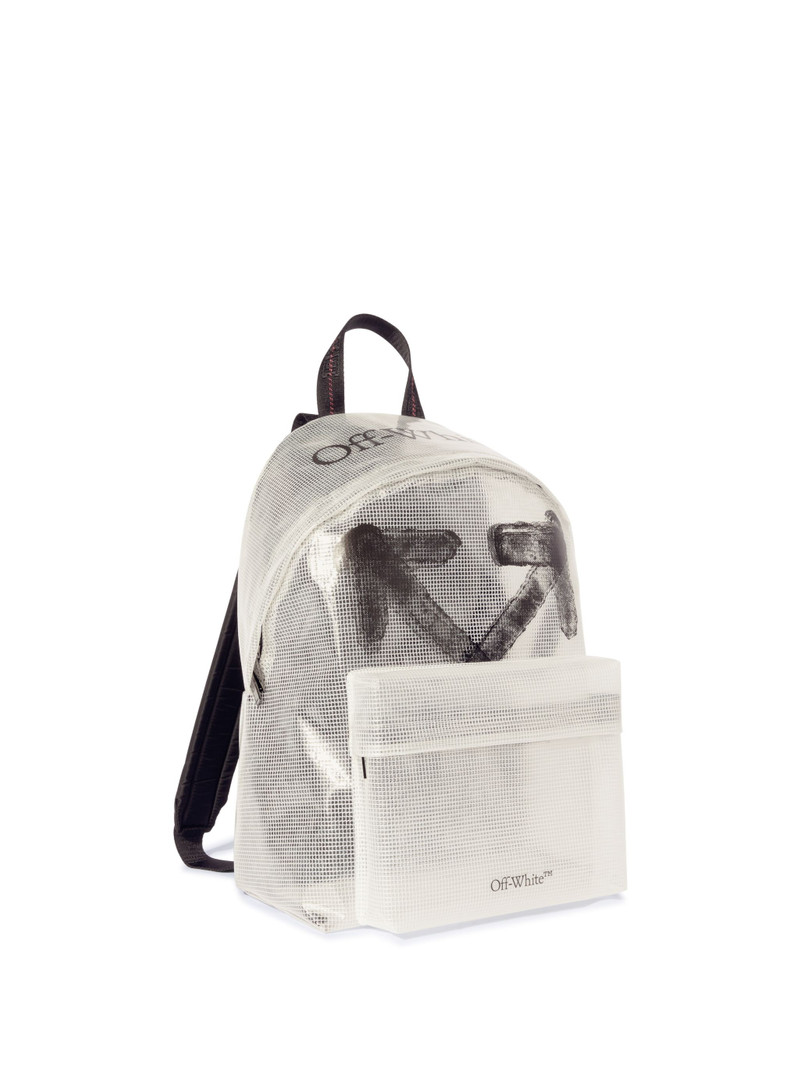 Off-White Transparent/black Ripstop Heritage Backpack outlook