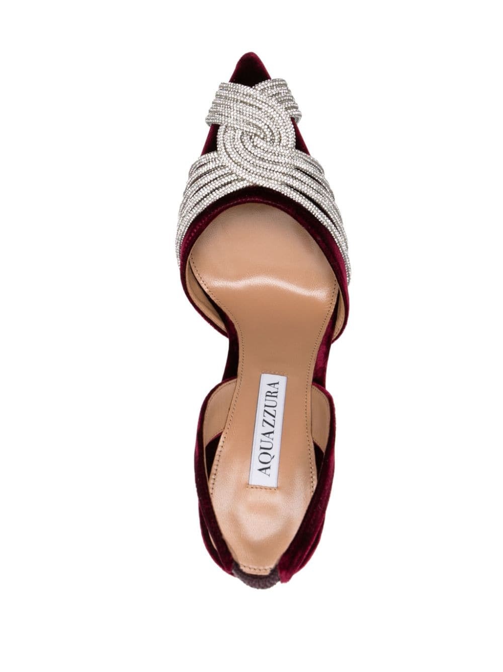 Gatsby 105mm crystal-strap pumps - 4