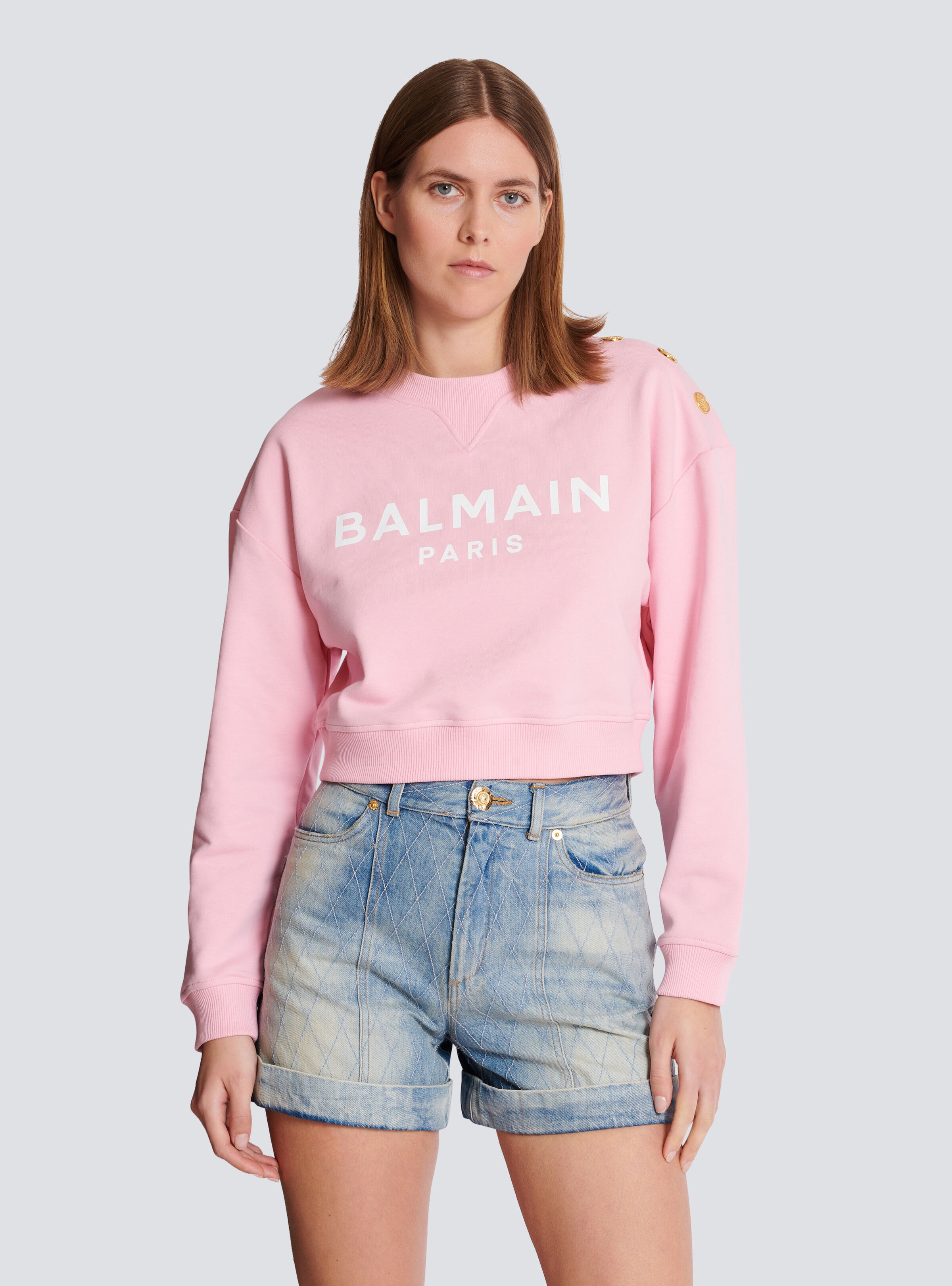 Printed Balmain Paris sweatshirt - 6