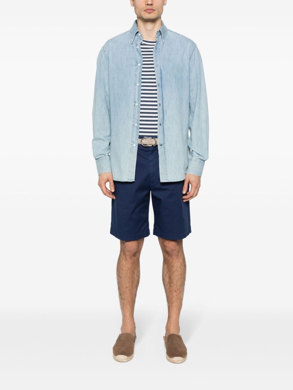 twill bermuda shorts - 2