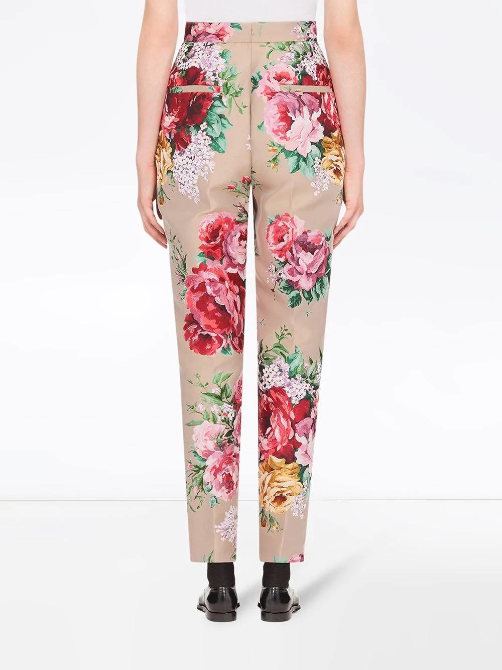 floral-print trousers - 4