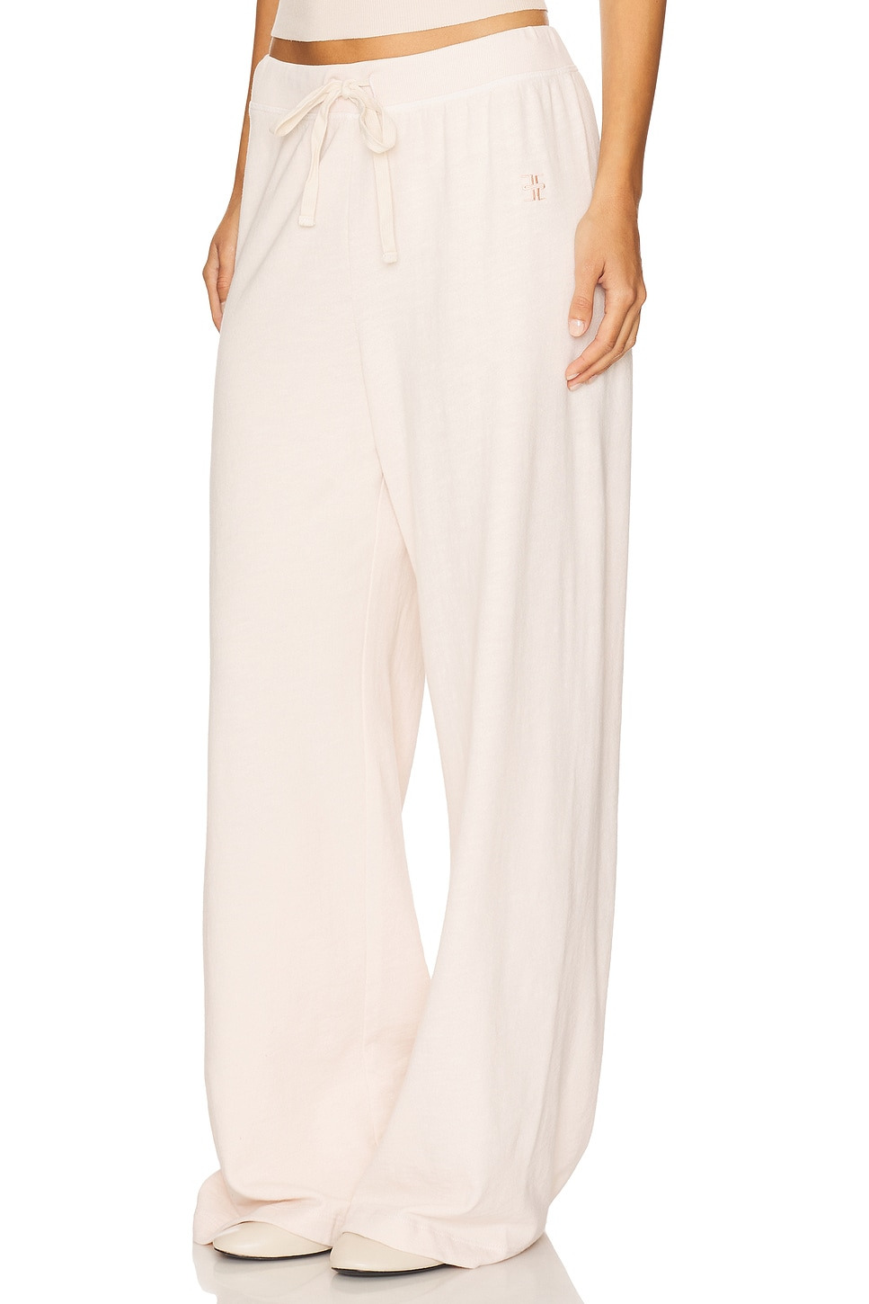 Drawstring Wide Leg Sweatpant - 3