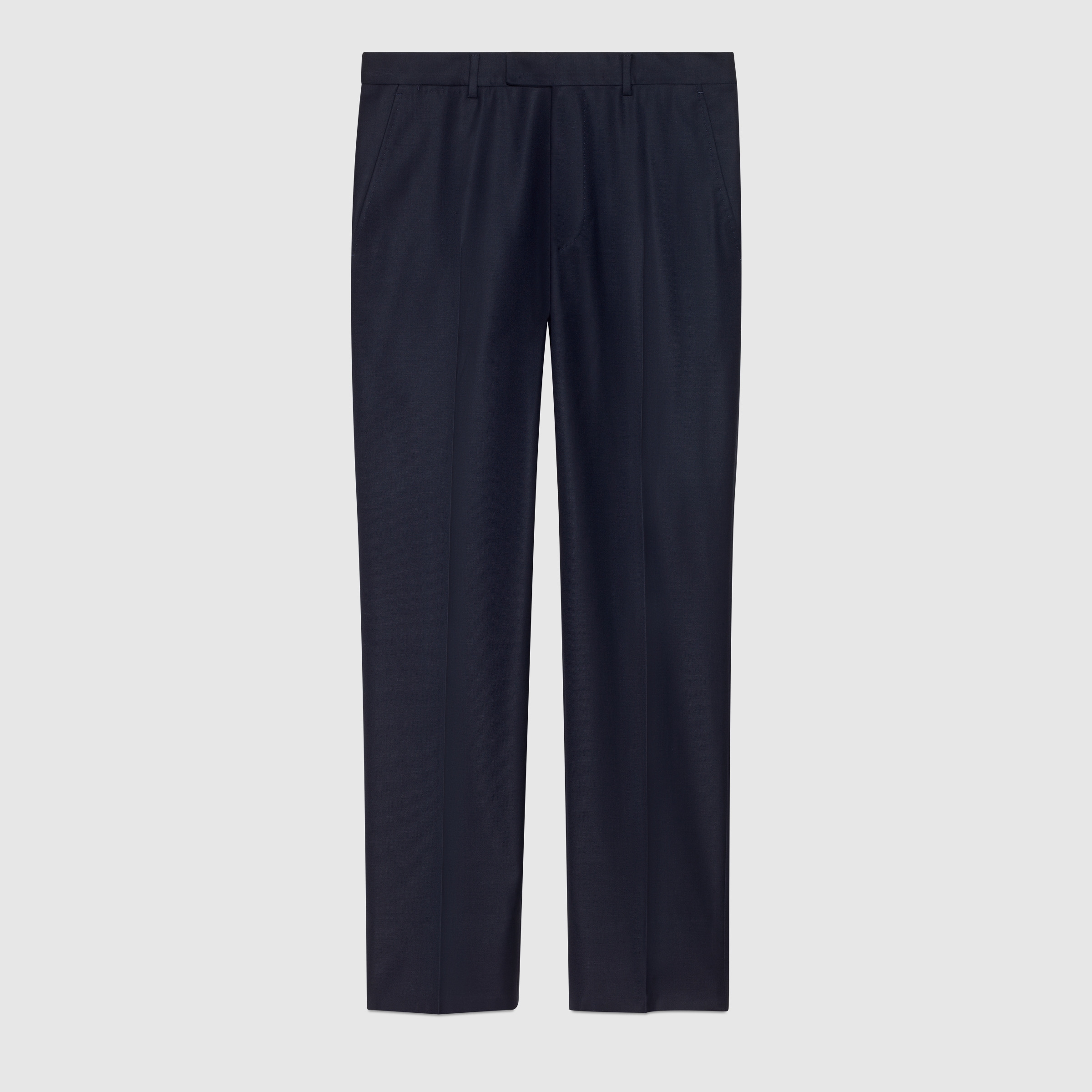 Straight fit wool suit - 7