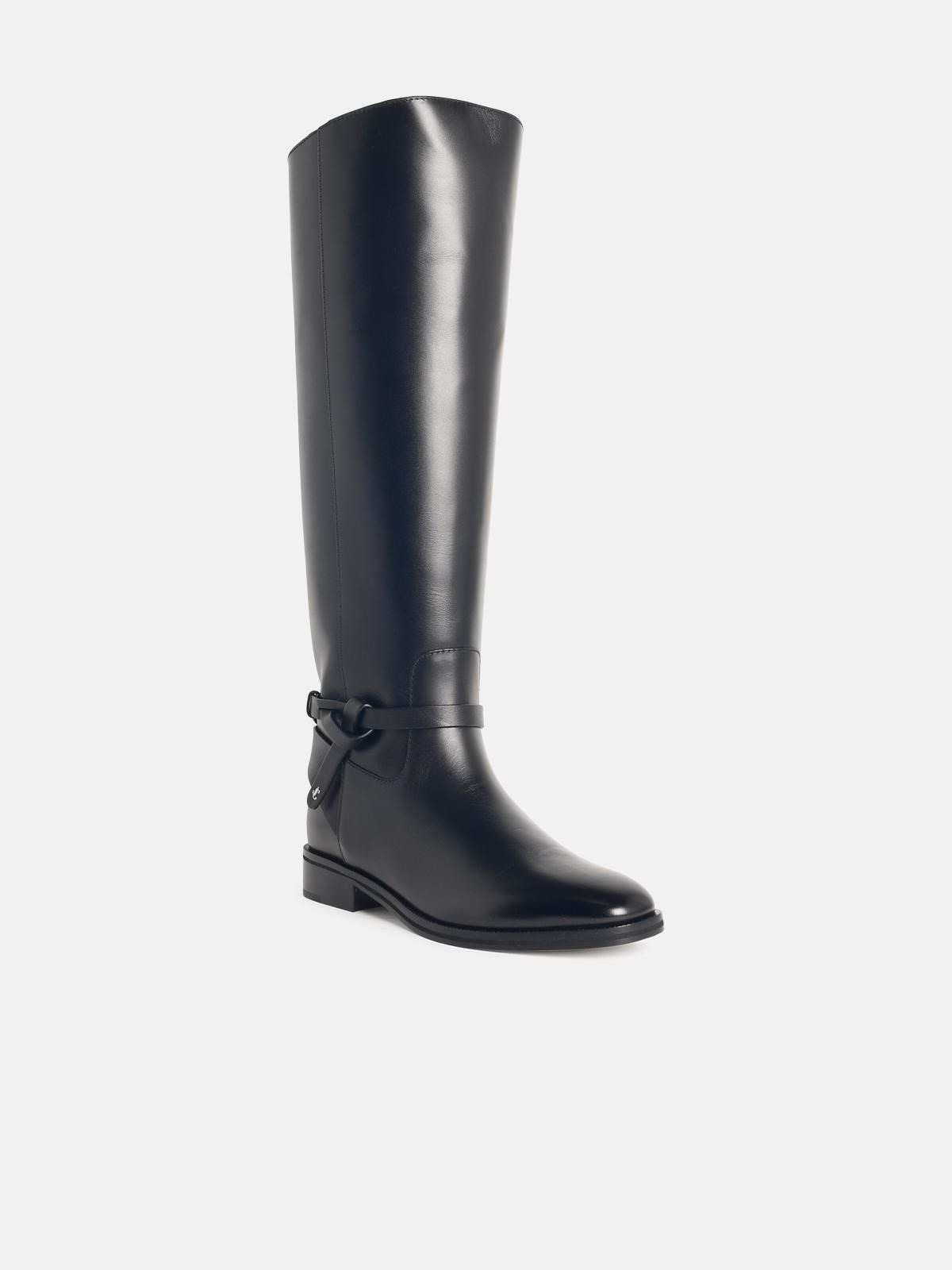 'LAWTON KB' BLACK LEATHER BOOTS - 2