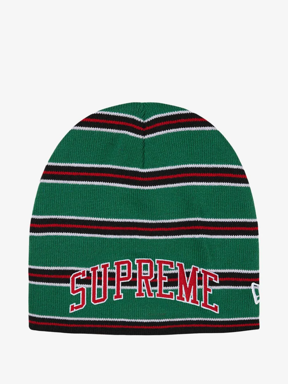 New Era stripe beanie hat - 1