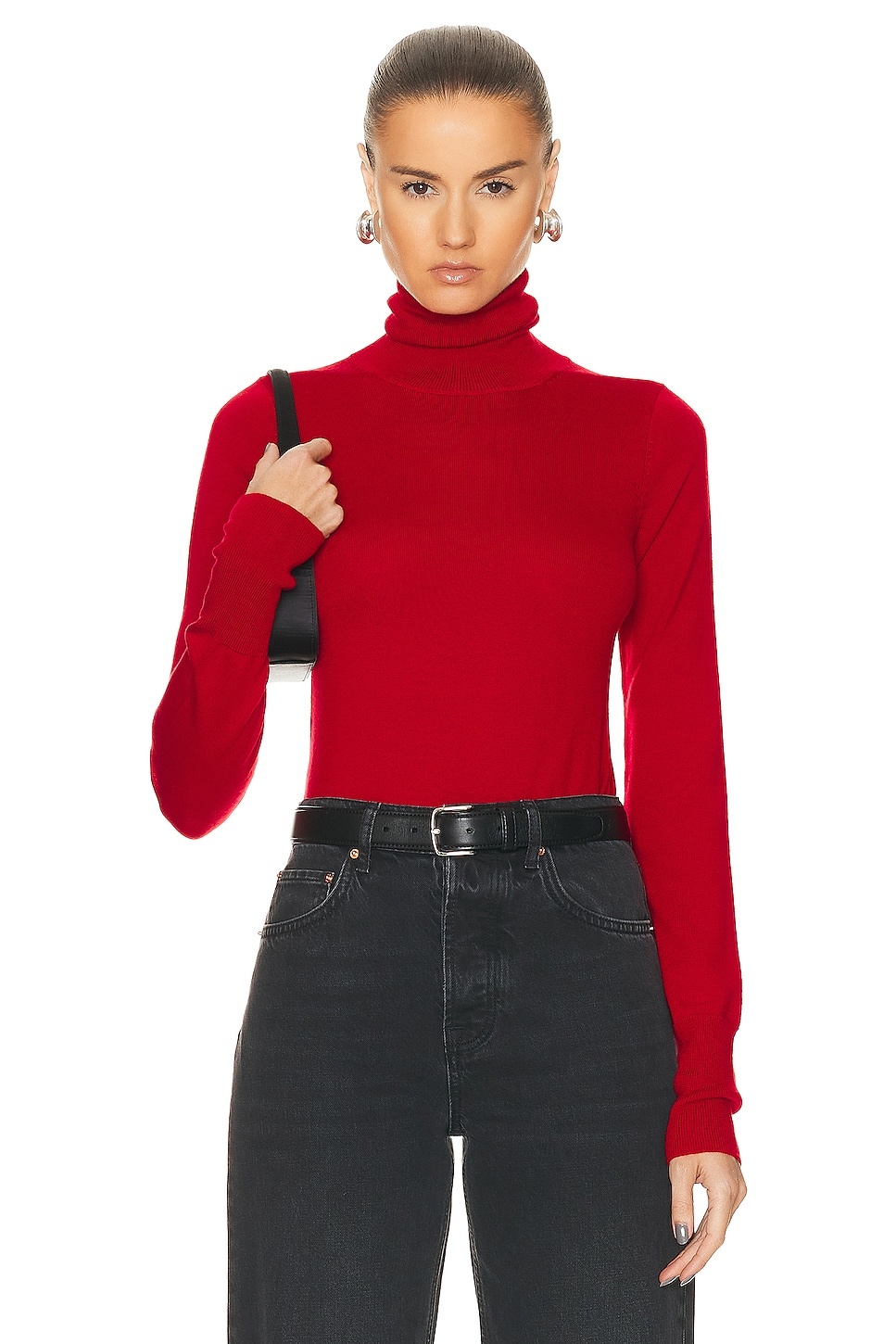 Merino Wool Turtleneck Sweater - 1