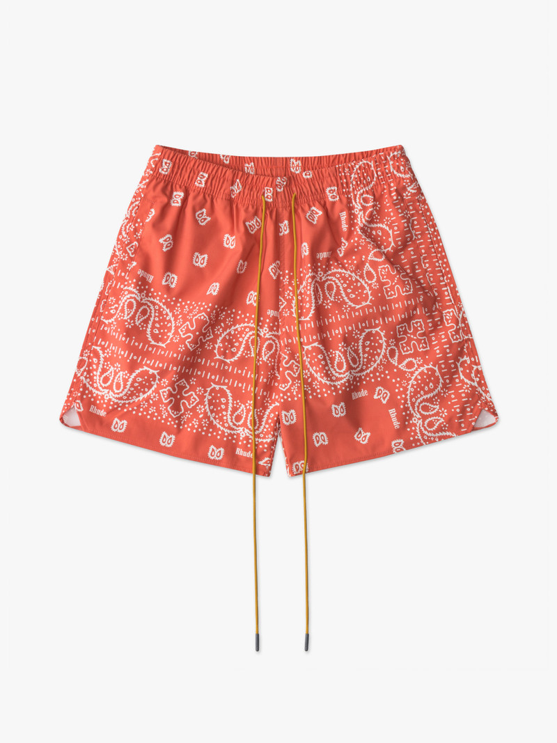 BANDANA PRINT SWIM TRUNKS 1