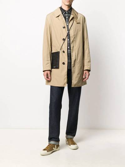 Mackintosh LONDON single-breasted car coat outlook