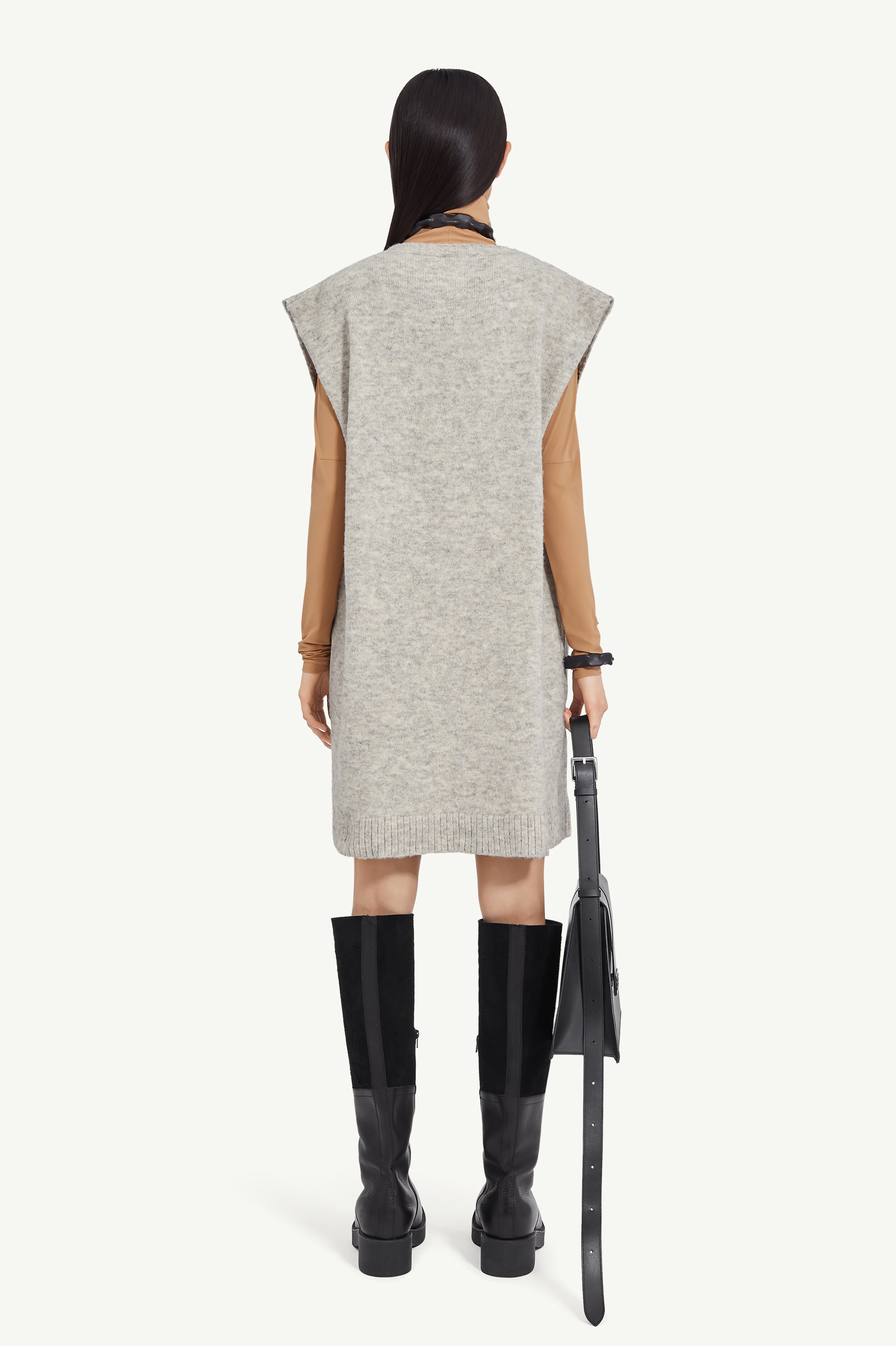 Knitted vest dress - 4