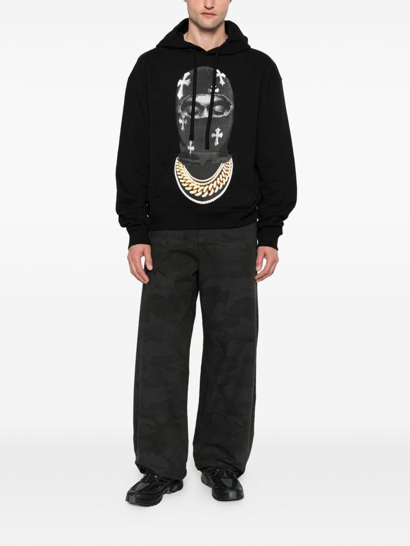 ih nom uh nit graphic-print hoodie outlook