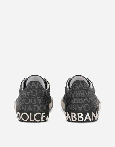 Dolce & Gabbana Coated jacquard Portofino Vintage sneakers outlook
