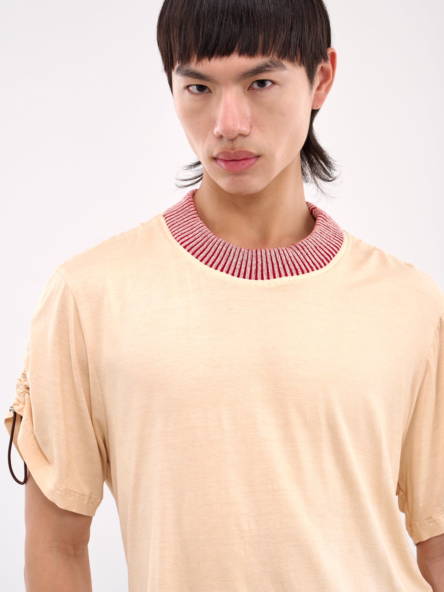 Drawcord Sleeve Tee - 4