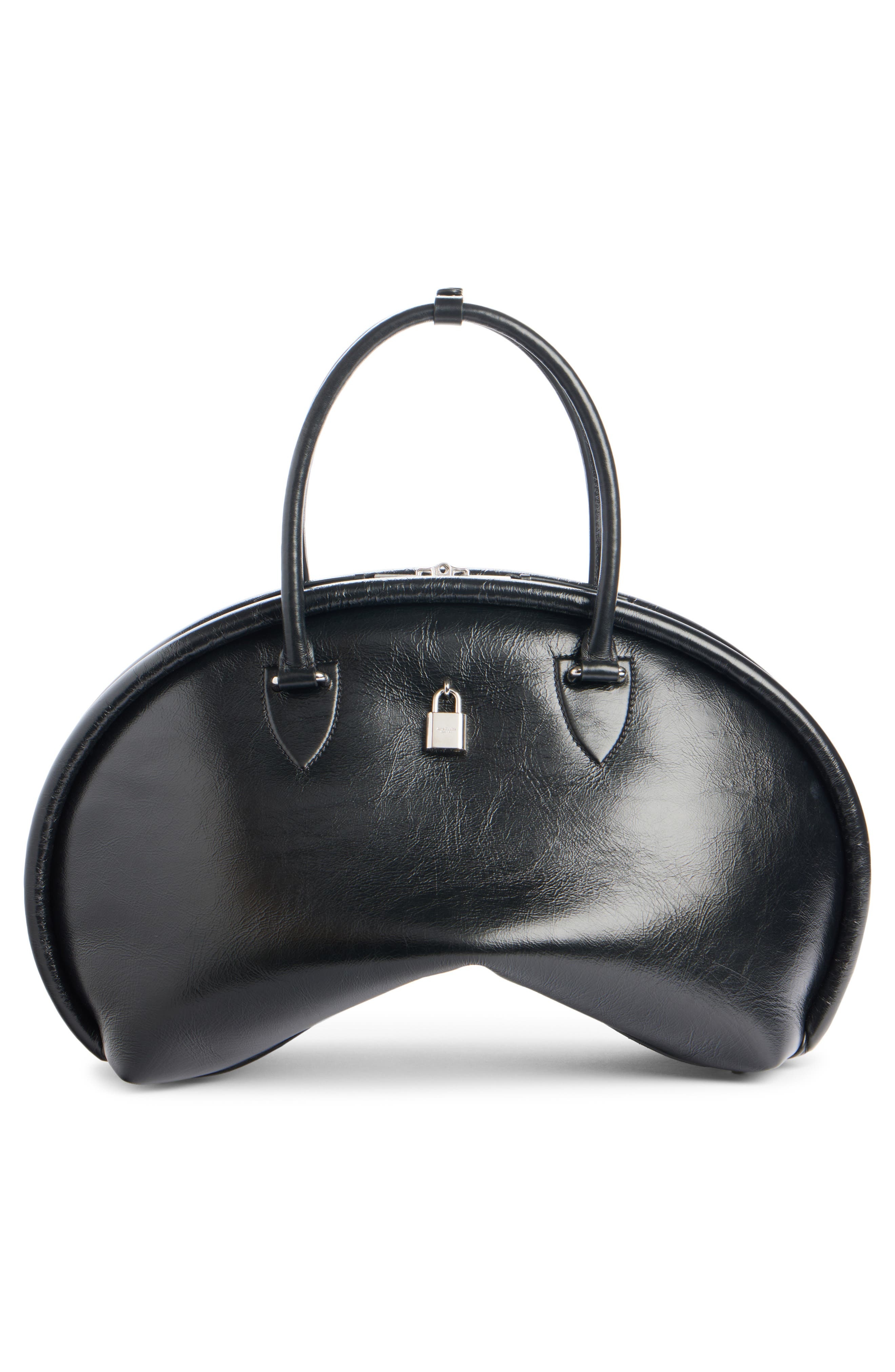 Acne Studios Bowlina Leather Top Handle Bag in Black at Nordstrom - 3