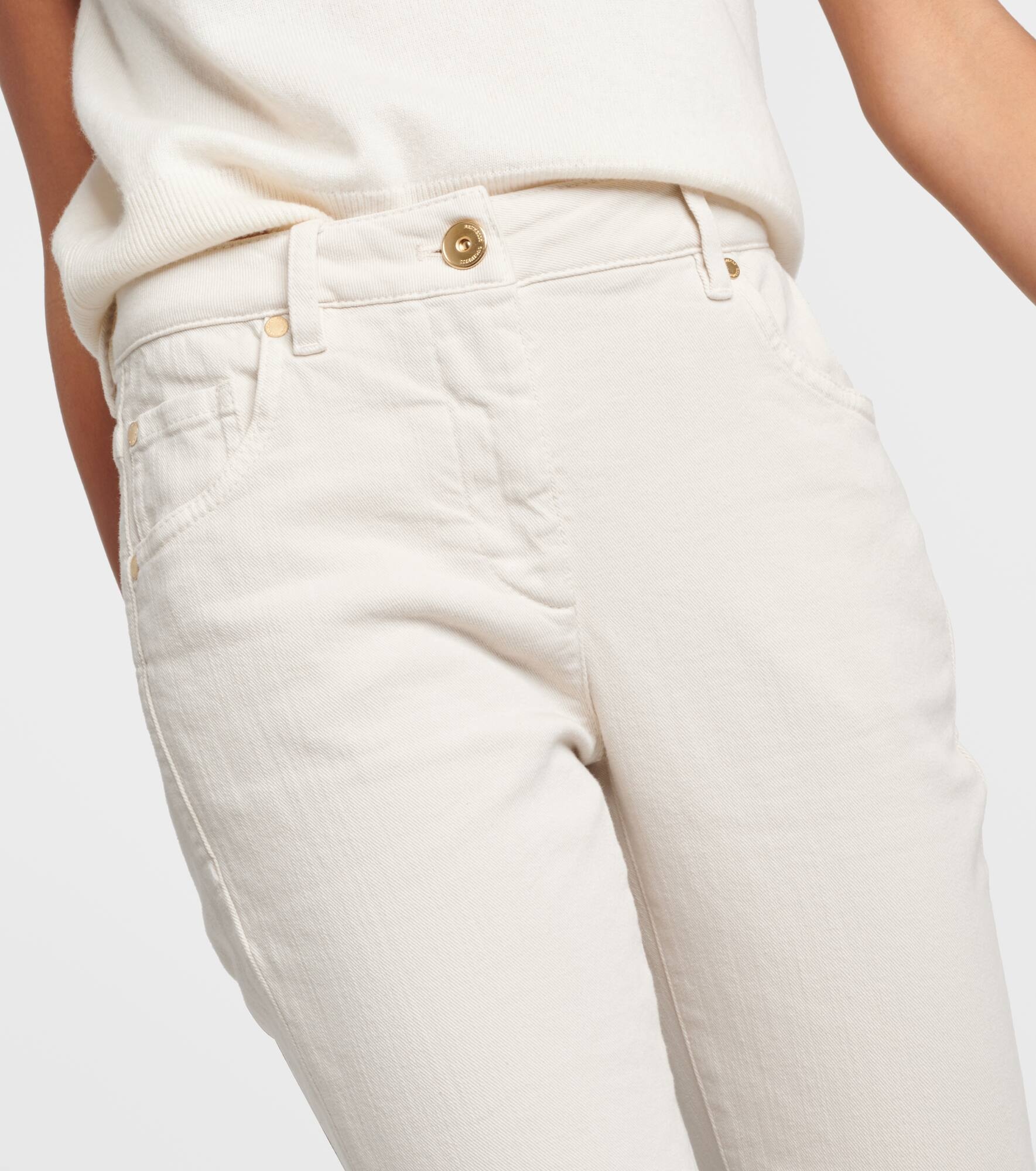 Mid-rise slim jeans - 4
