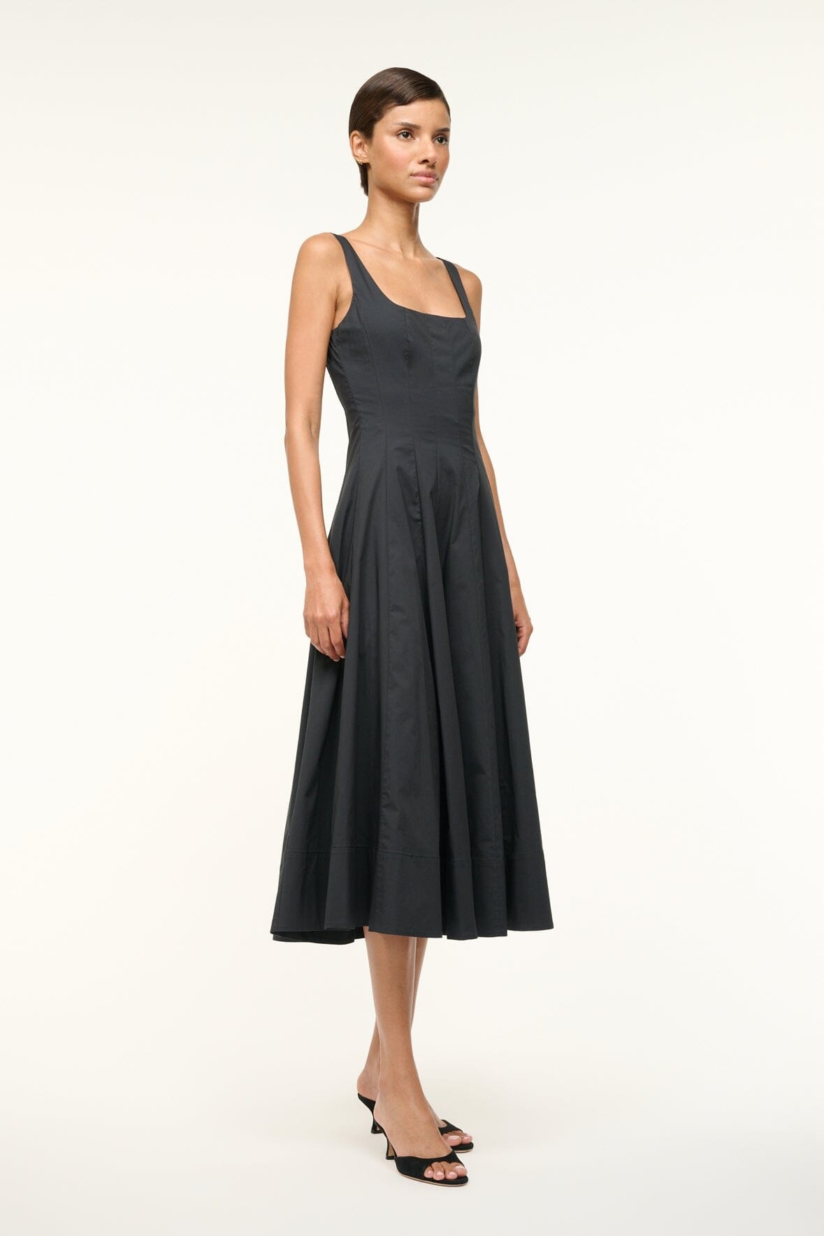 STAUD | WELLS DRESS BLACK - 3