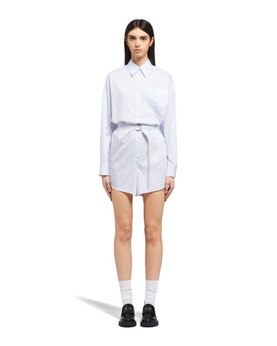 Prada Printed cotton twill jumpsuit outlook