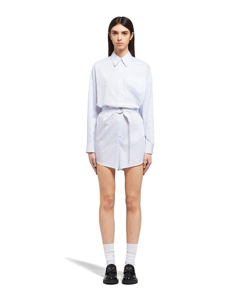 Prada Printed cotton twill jumpsuit outlook