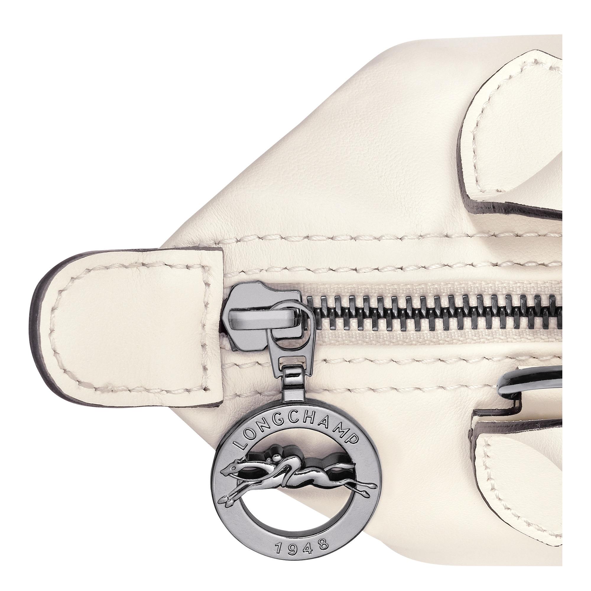 Le Pliage Xtra XS Handbag Ecru - Leather - 6